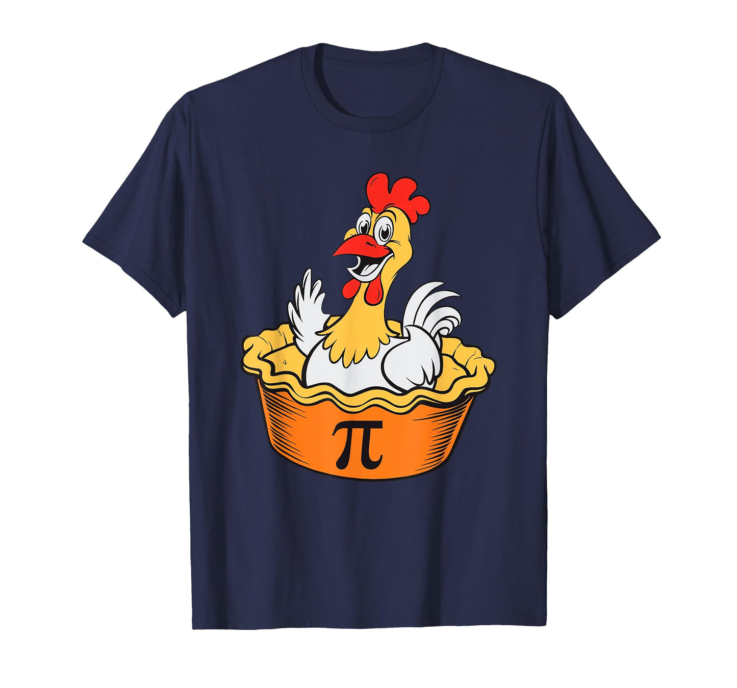 Funny Chicken Pot Pi Day Pie Math Lover Geek Gift 3.14 T-Shirt