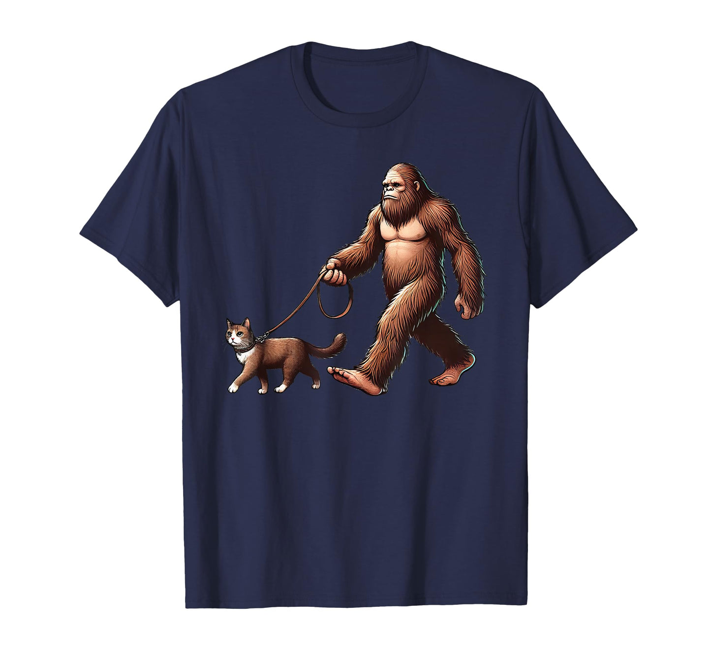 Funny Cat Bigfoot Sasquatch T-Shirt