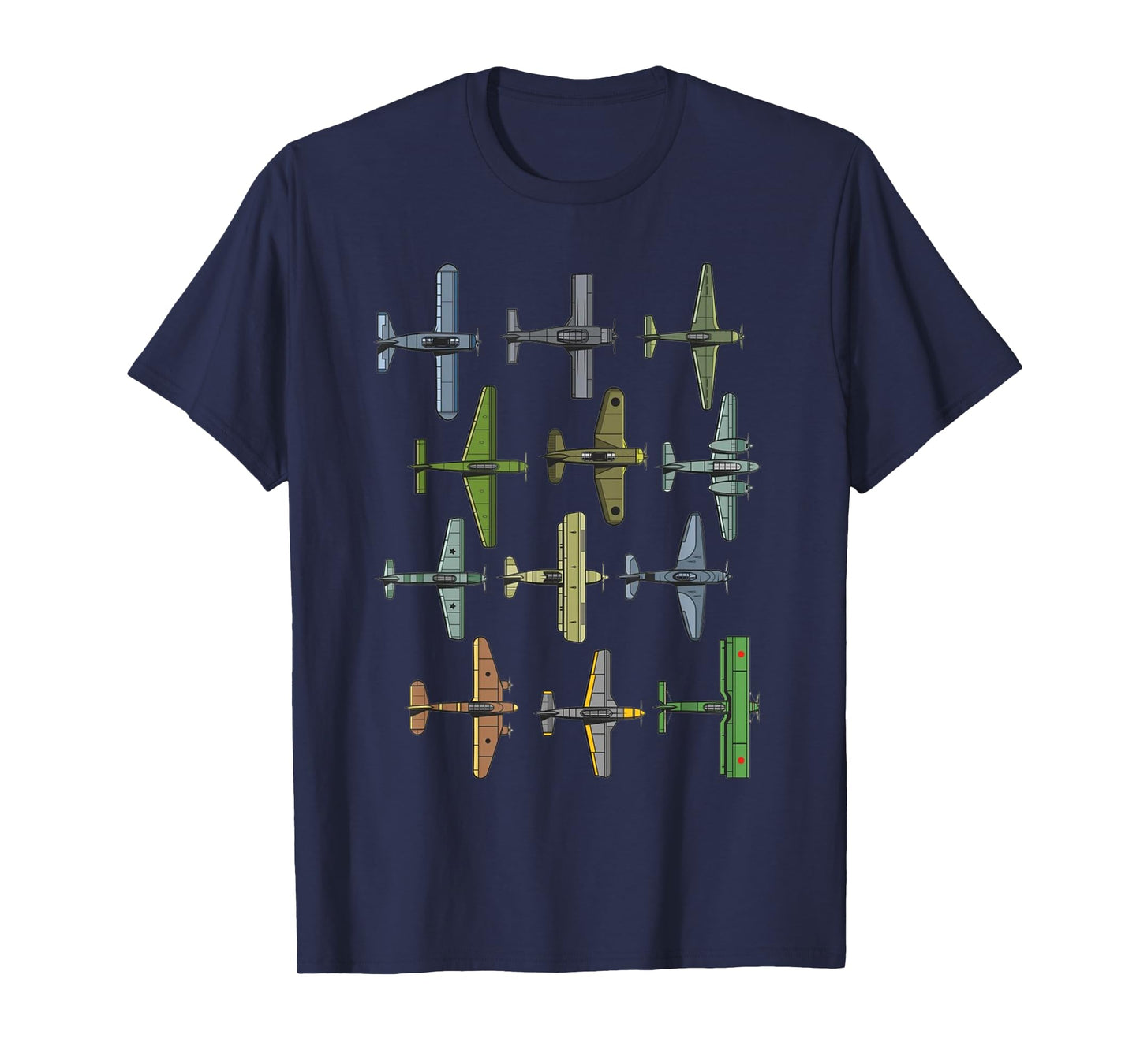 WW2 Planes Warbirds Warplanes T-Shirt
