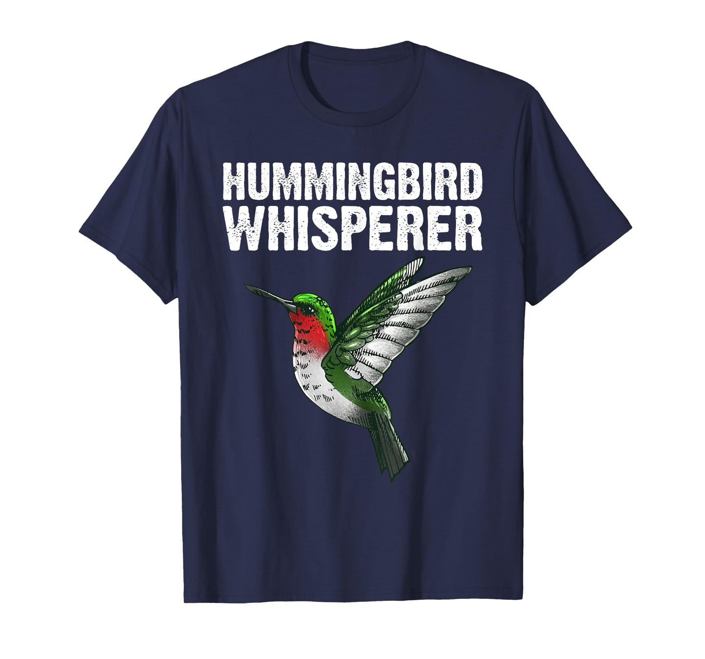 Cute Hummingbird Art For Men Women Bird Watcher Bird Lover T-Shirt