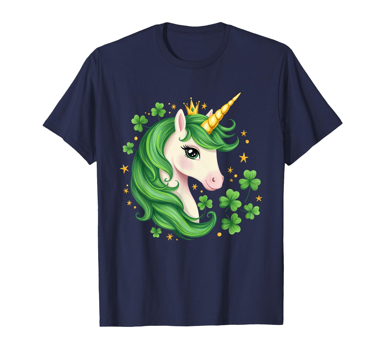 Cute Unicorn Lepricorn Toddler Girls St Patricks Day T-Shirt