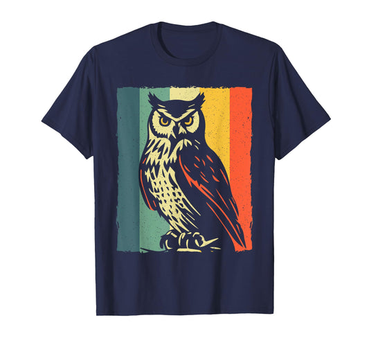 Funny Owls Design For Men Women Kids Animal Lover Night Owl T-Shirt