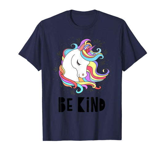 Be Kind Choose Kindness Anti Bullying Cute Rainbow Unicorn T-Shirt