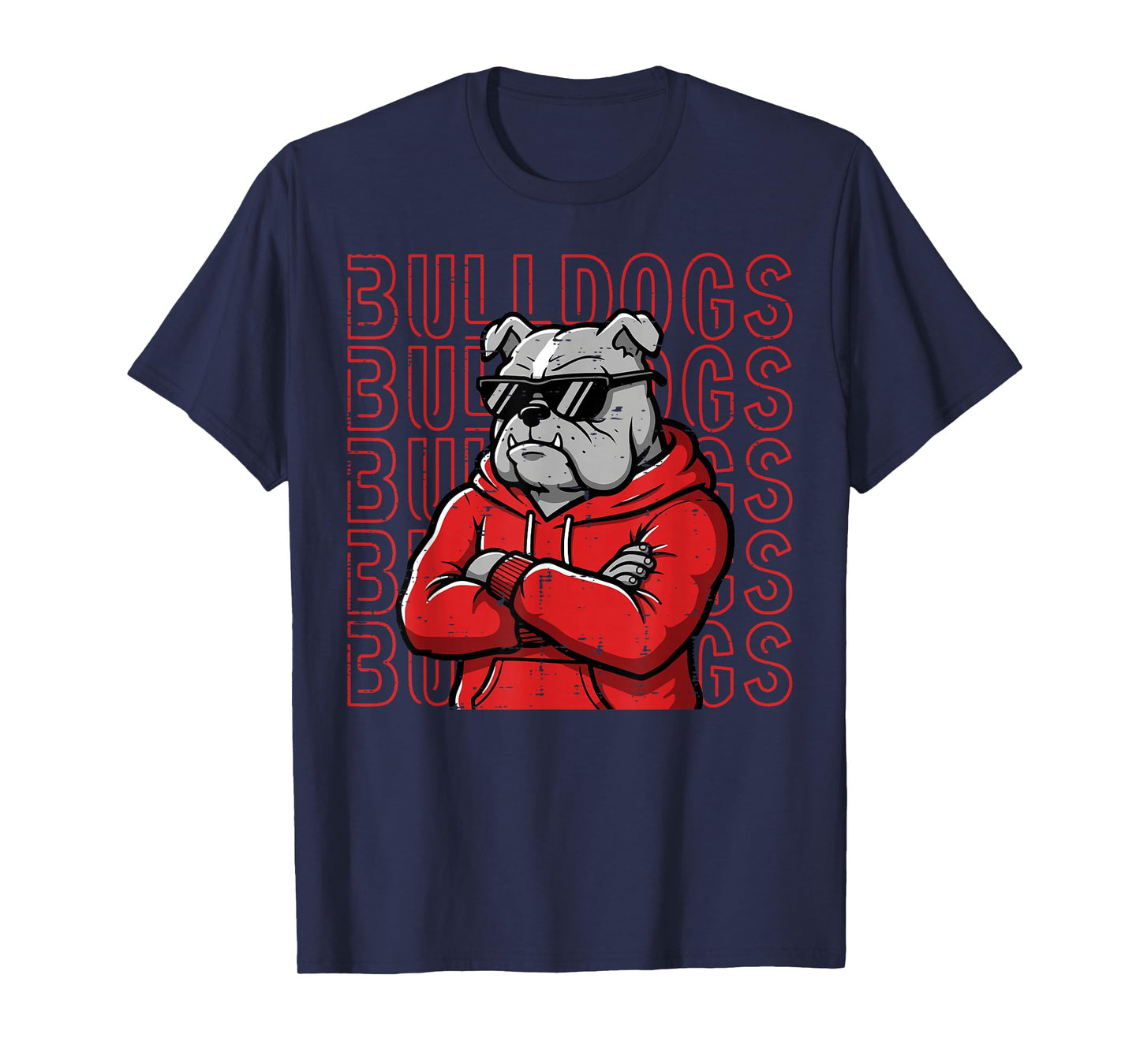 Bulldog Women Kids Boys Girls Men Youth Teen T-Shirt