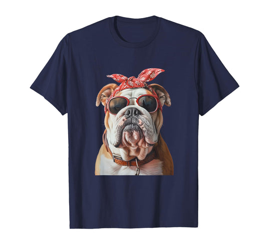English Bulldog Mom Dad Dog Owner Puppy T-Shirt for Men Women Kids