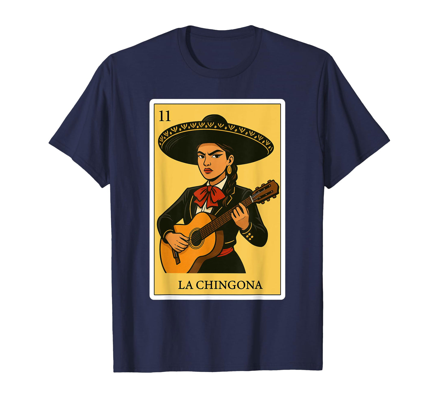 La Chingona Mariachi Funny Spanish-Mexican Bingo Women T-Shirt