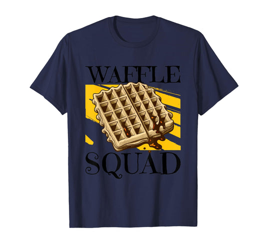 Waffle Squad Ironic Waffle Gourmet Hobby Chef T-Shirt