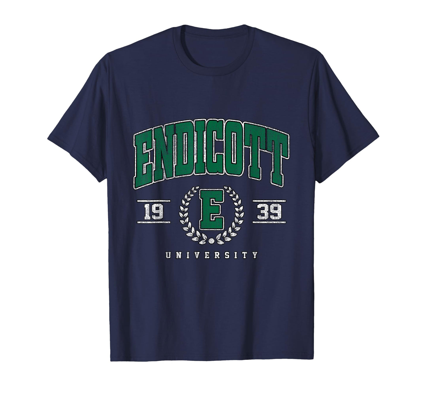 Endicott of Technology Arch Retro for Men Women T-Shirt
