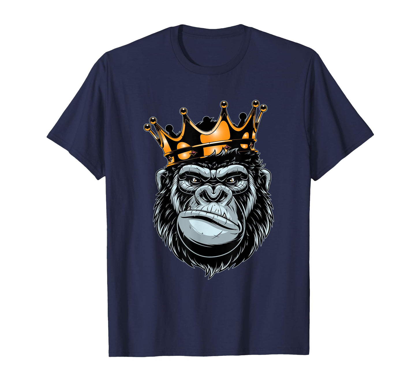 Gorilla King T-shirt, Alpha T-shirt, Funny Ape, Wildlife T-Shirt