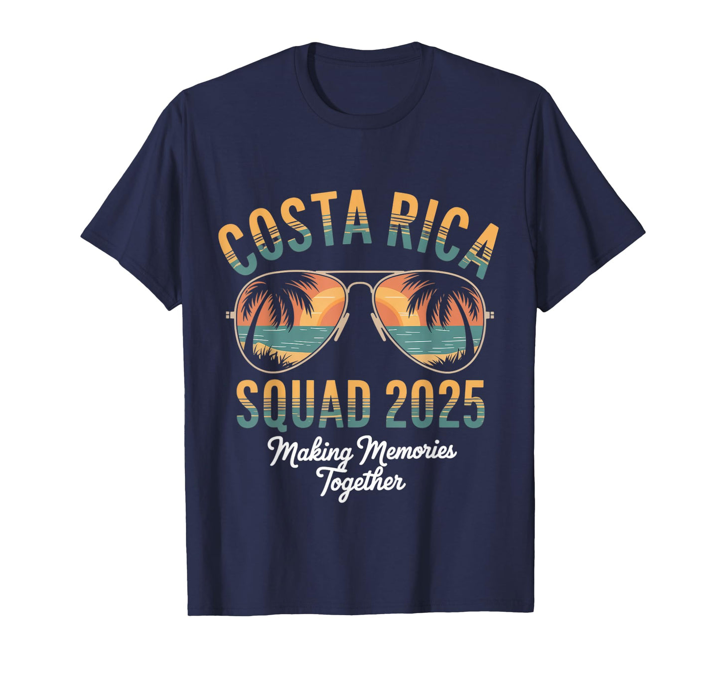 Costa Rica Squad 2025 Vacation Tropical Pura Vida Costa Rica T-Shirt