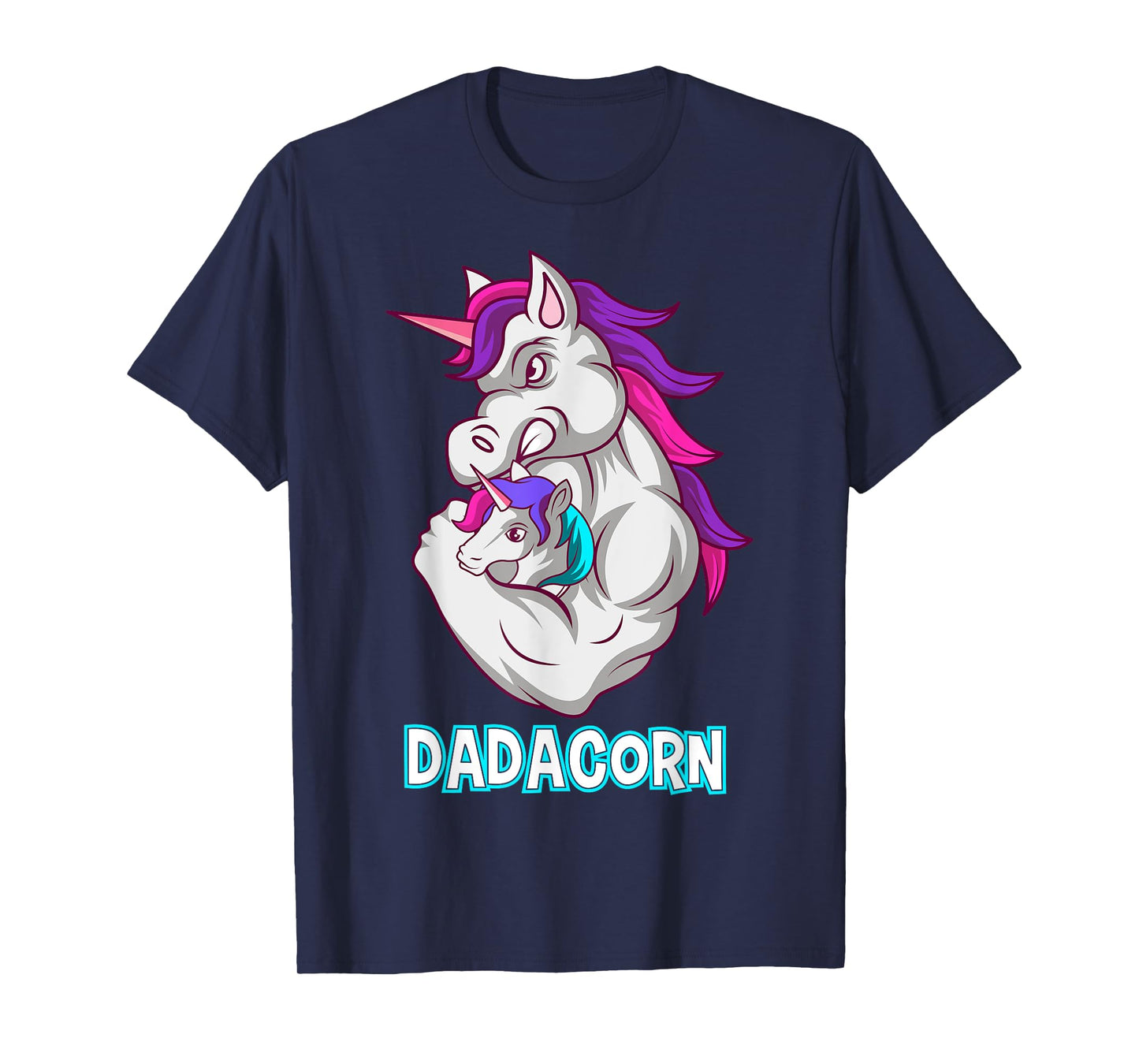 Dadacorn Unicorn Fitness Dad Baby T-Shirt