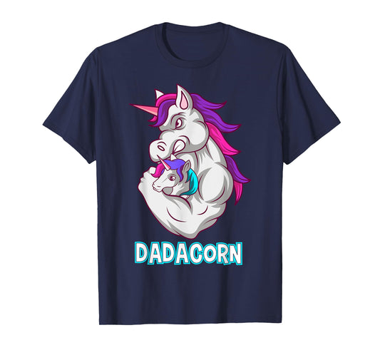 Dadacorn Unicorn Fitness Dad Baby T-Shirt