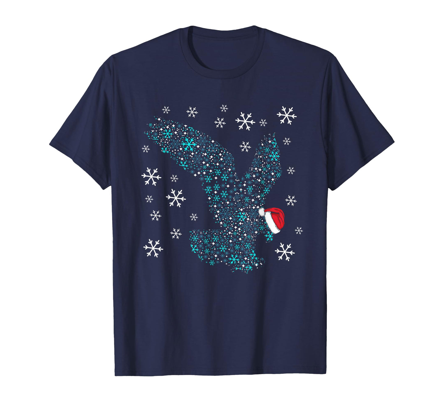 Funny Eagles Christmas Costume Eagle Santa XMAS Humor T-Shirt