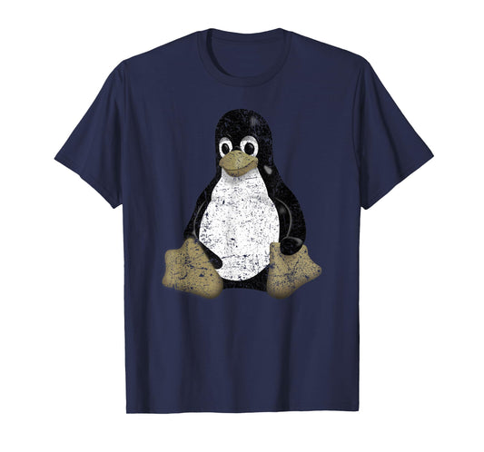 Vintage "Tux" Linux Penguin T-Shirt T-Shirt