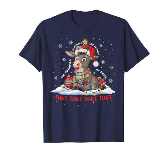 Funny Tuki Tuki Donkey Latino Mi Burrito Sabanero Mexican T-Shirt