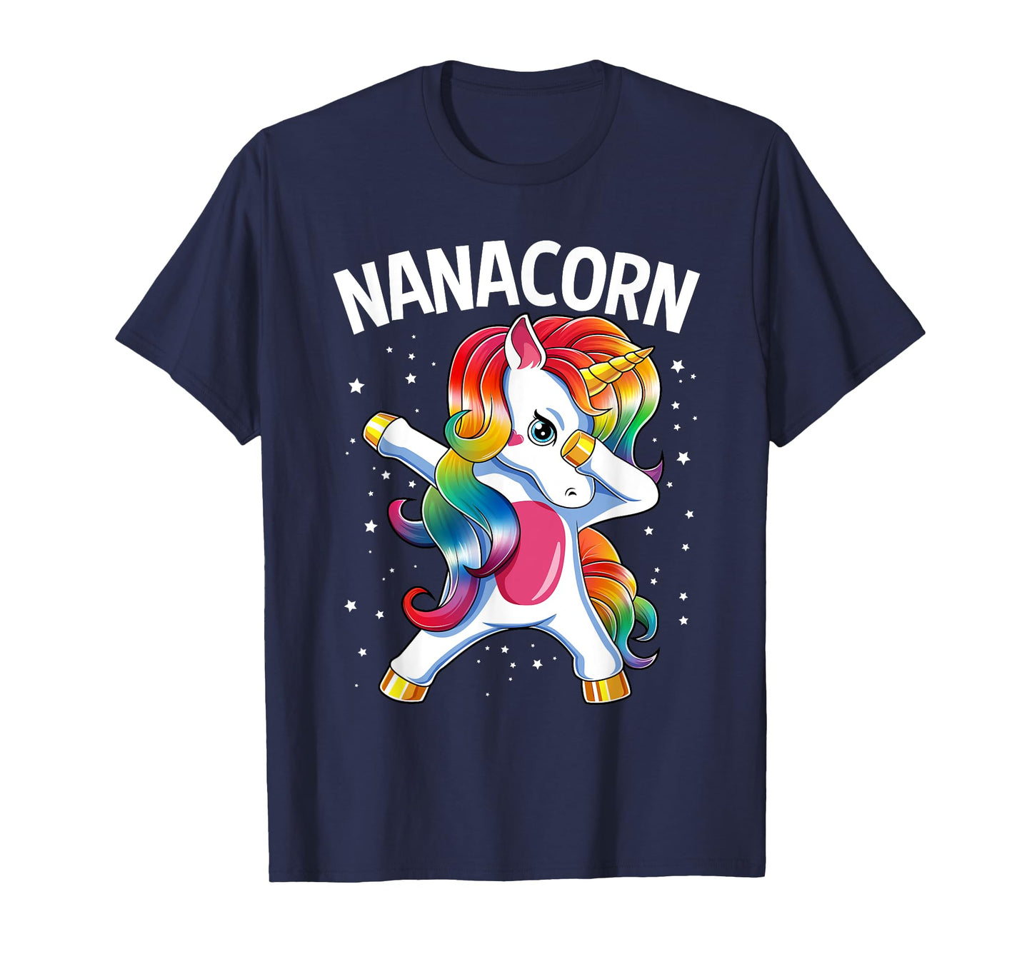 Nanacorn Dabbing Unicorn Nana Mother's Day T-Shirt