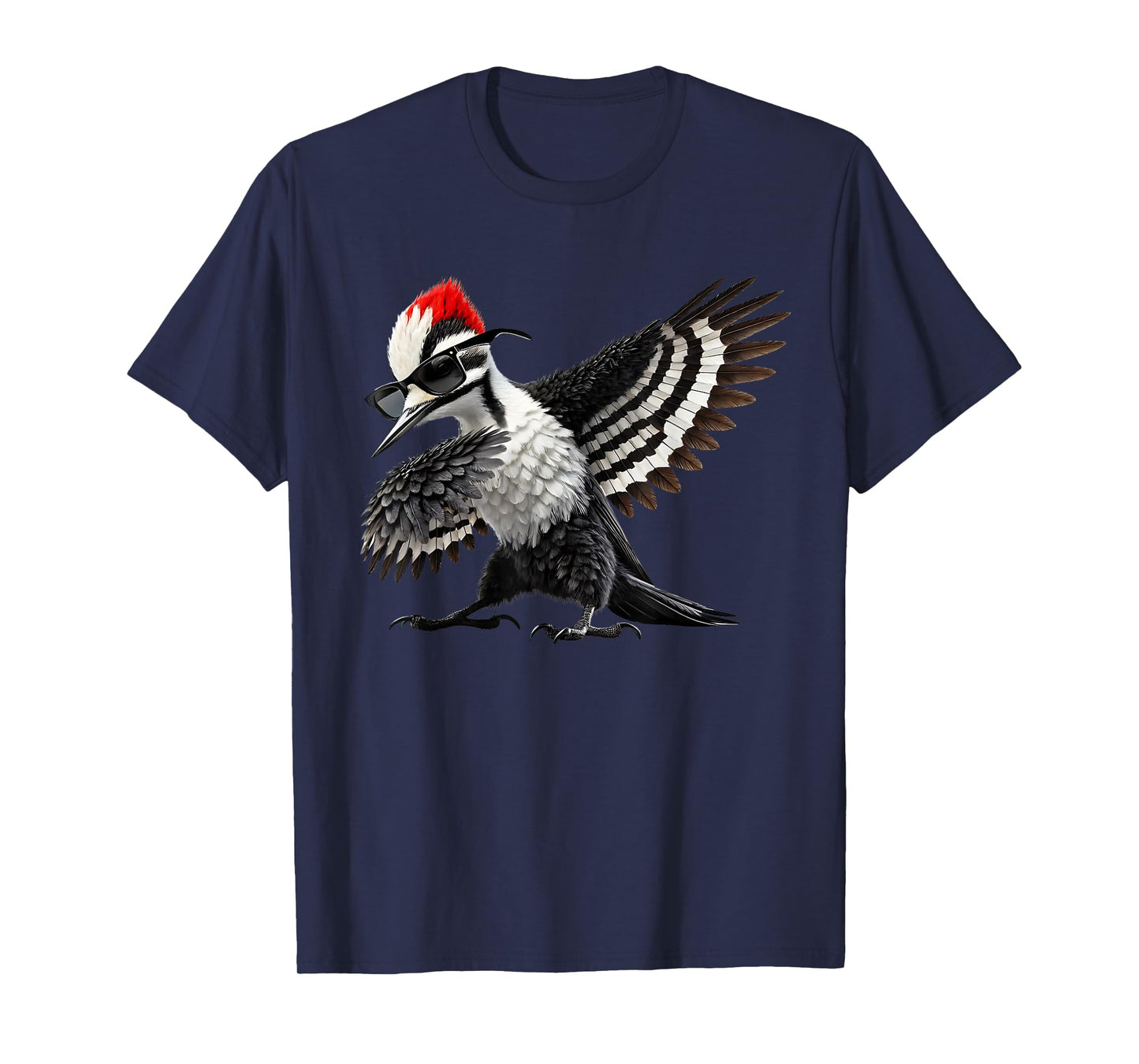 Dabbing Pileated Woodpecker Bird Watcher Lover Birding T-Shirt