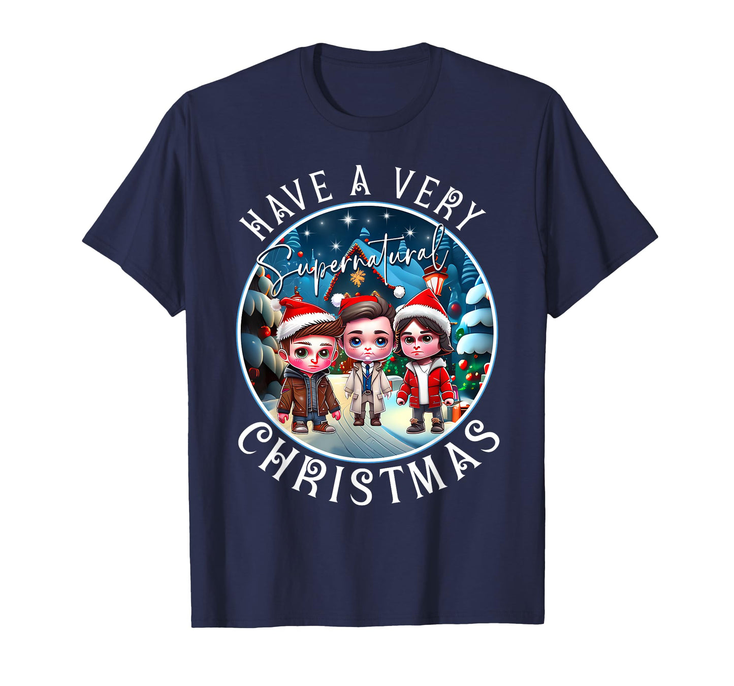 Have A Very SPN Christmas Cute Chibi T-Shirt