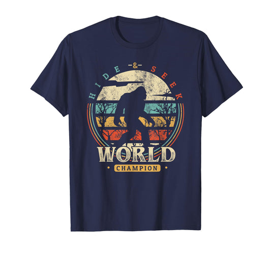 Bigfoot Hide and Seek Champion Shirt Sasquatch Camping Tees T-Shirt
