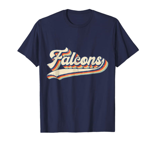 Falcons Sports Name Vintage Retro For Men Women Boy Girl T-Shirt