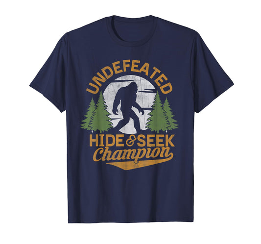 Bigfoot Hide and Seek Champion Sasquatch Stuff Men T-Shirt