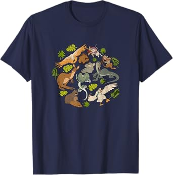 Disney The Rescuers Down Under Vintage Character Jumble T-Shirt