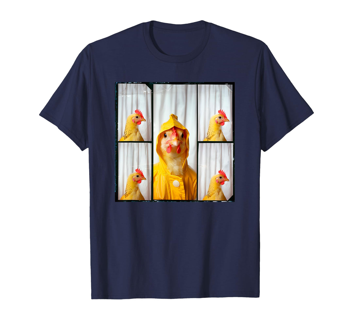 Funny Chicken Farm Animal Photobooth T-Shirt