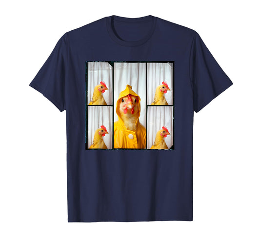 Funny Chicken Farm Animal Photobooth T-Shirt