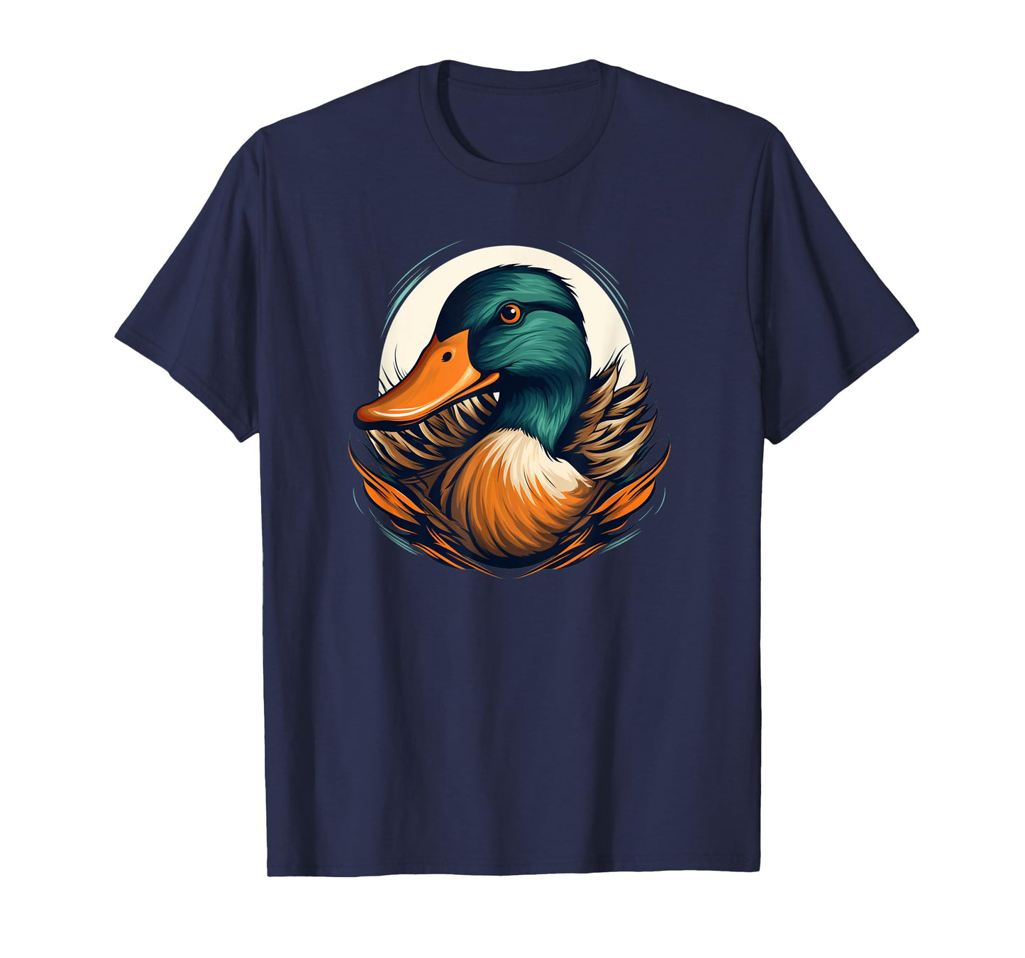 Cool Mallard Duck Face T-Shirt