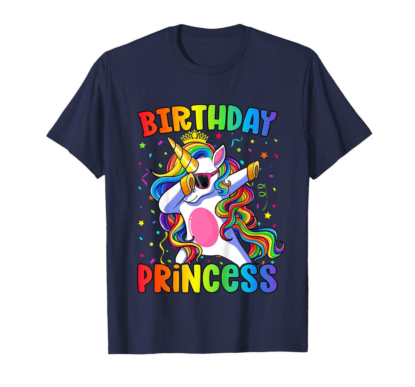 Birthday Princess Shirt Girl Unicorn Birthday T-Shirt