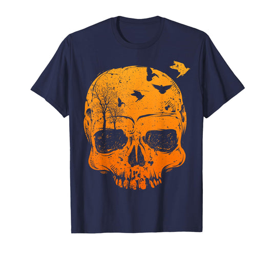 Halloween Skull Decor Vintage Gothic Costume Men or Women T-Shirt