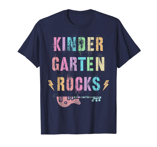 KINDERGARTEN ROCKS Star Crew Kinder My Jam In My Teacher Era Men Women Kids T-Shirt