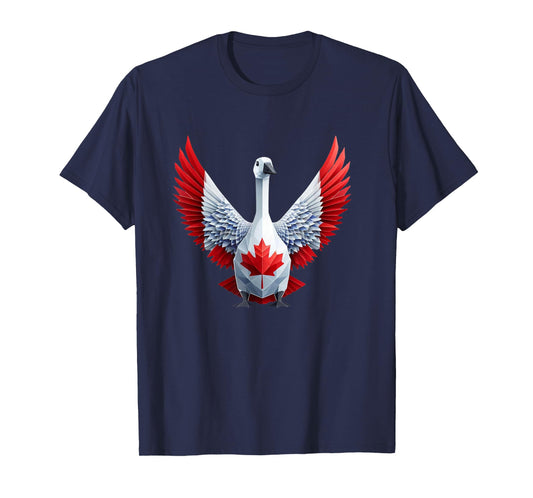 Canada Day Maple Leaf Canadian Goose Tee For Friends Family T-Shirt