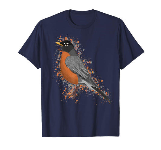 American Robin Bird Birder Birdlover Birdwatcher Animal T-Shirt