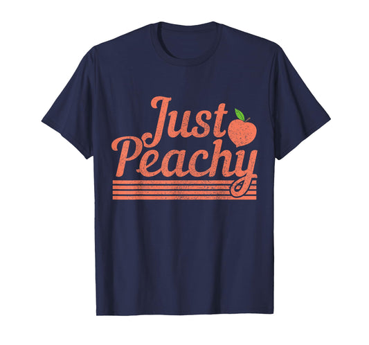 Georgia The Peach State Peachy Funny Vintage Pride T-Shirt