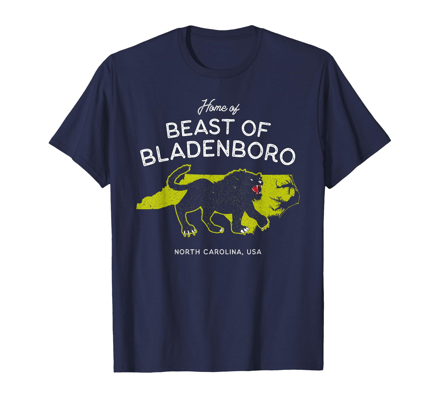 Home of Beast of Bladenboro - North Carolina, USA Cryptid T-Shirt