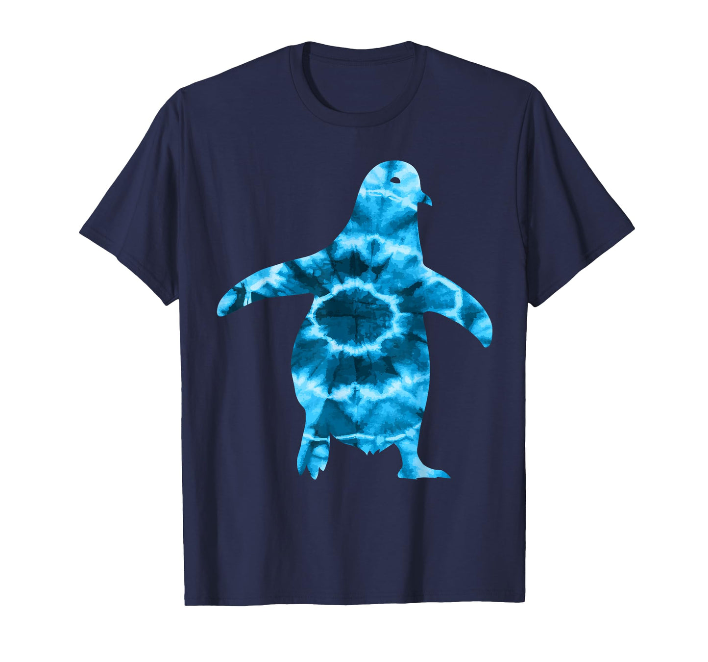 Cool Penguin Lover Apparel Unisex-Adults Black Tie-Dye T-Shirt