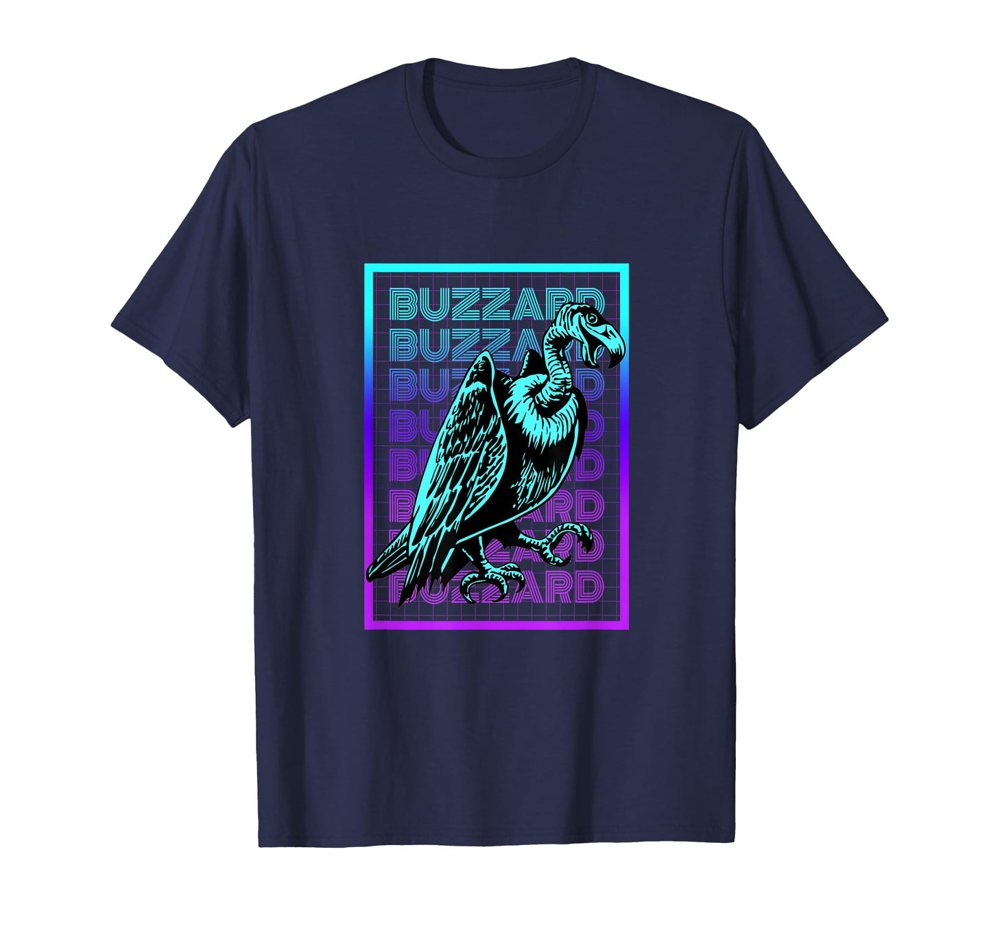 Buzzard Bird Vintage Retro Buzzard T-Shirt