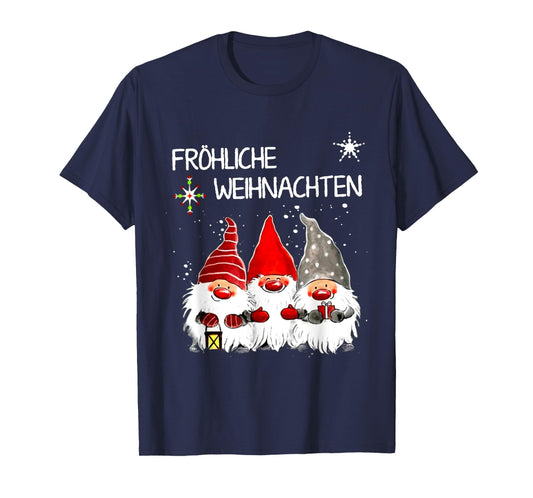 Gnomes Frohliche Weihnachten Funny Christmas T-Shirt