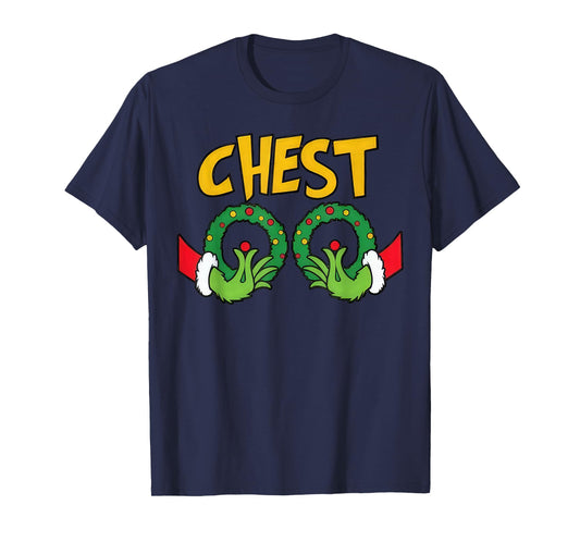 Chest Nuts Christmas Shirt Funny Matching Couple Chestnuts T-Shirt