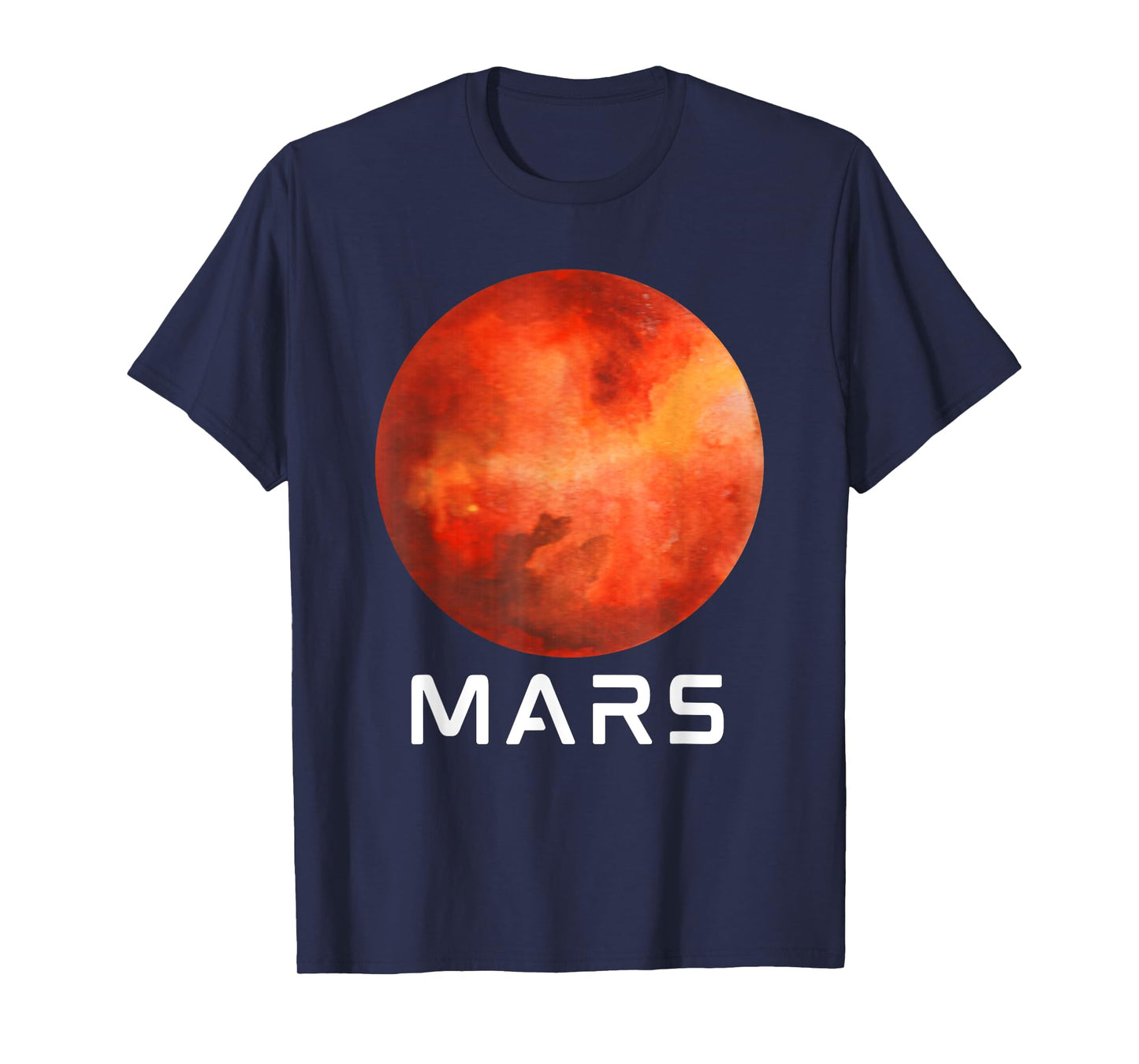 Solar System Planet Mars Outer Space T-Shirt