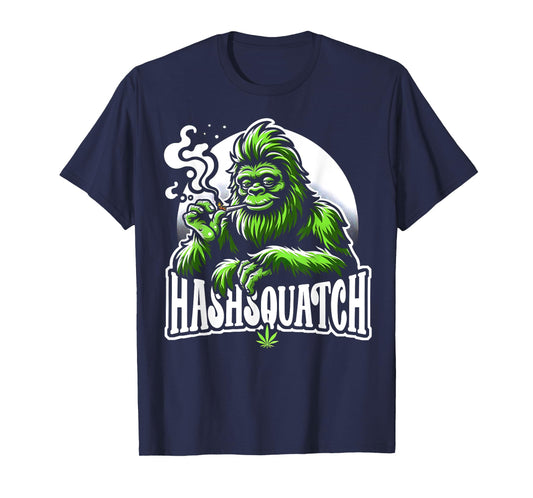 Hashsquatch Hash Squatch Bigfoot Smoking Weed cannabis T-Shirt