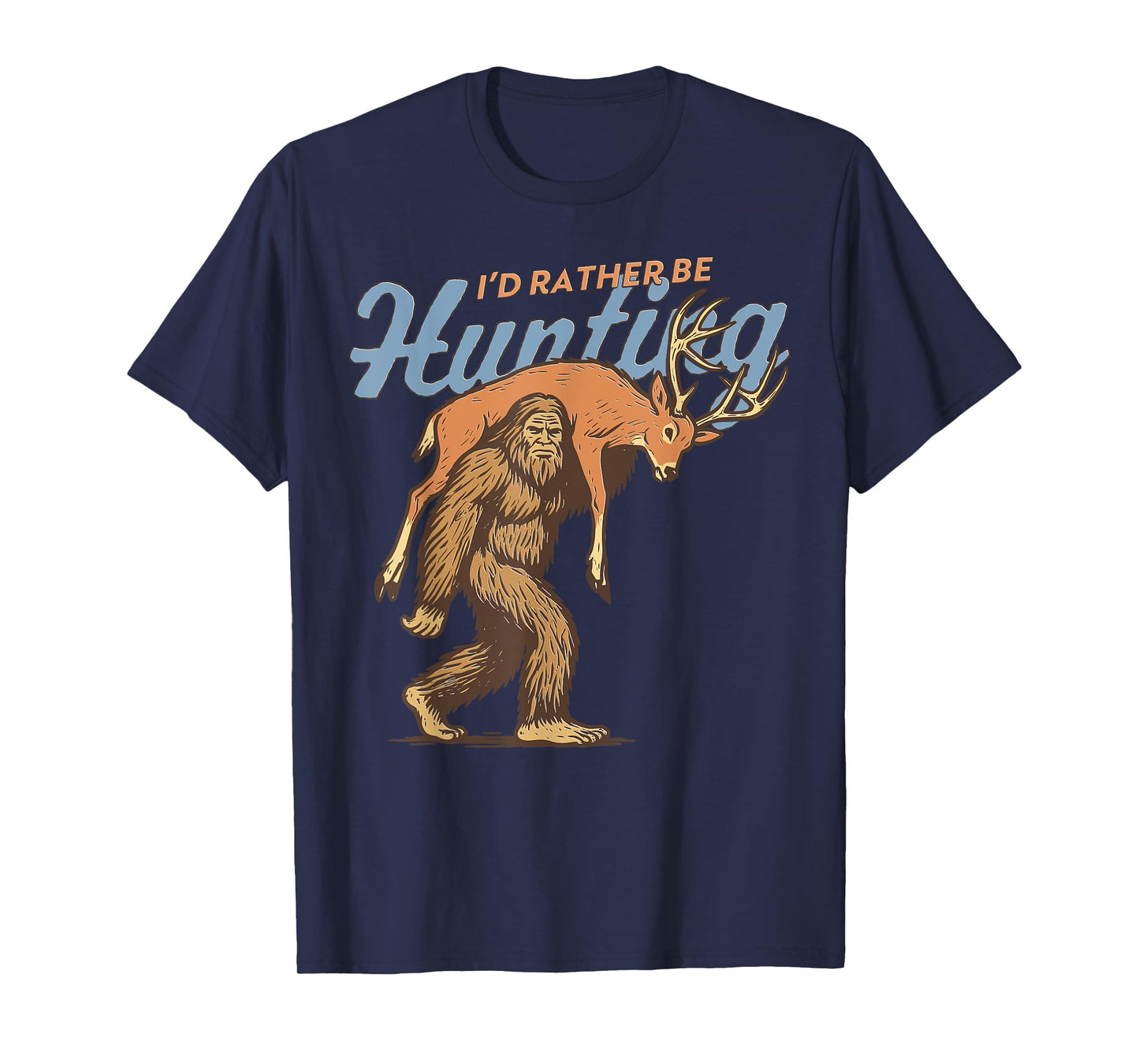 Bigfoot Bags a Deer Bigfoot Deer Bow Hunting T-Shirt