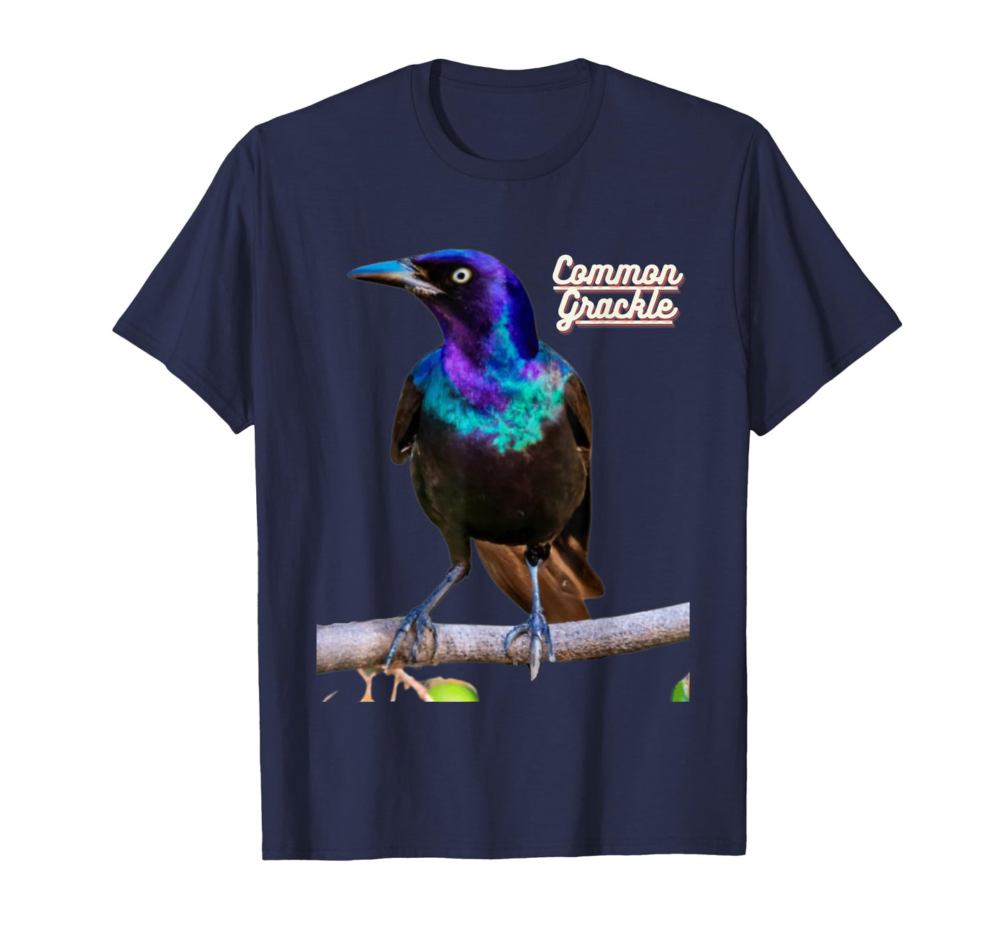 Common Grackle Bird Watchers Bird Lovers T-Shirt