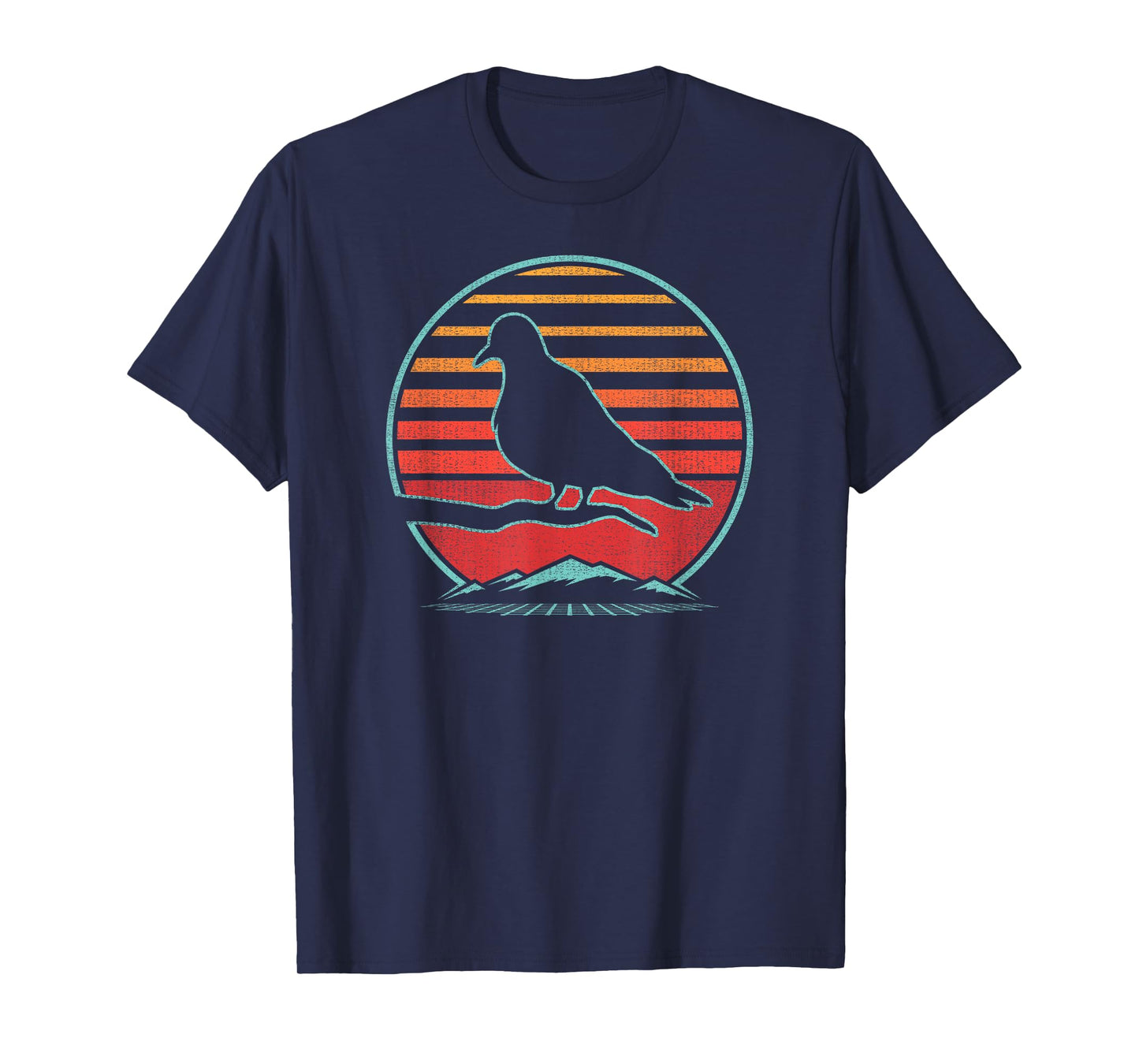 Mourning Dove Retro Vintage 80s Style Birding Gift T-Shirt