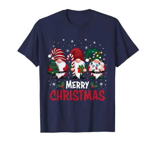 Merry Christmas Gnomes Family Xmas Festive Holiday Gnome T-Shirt