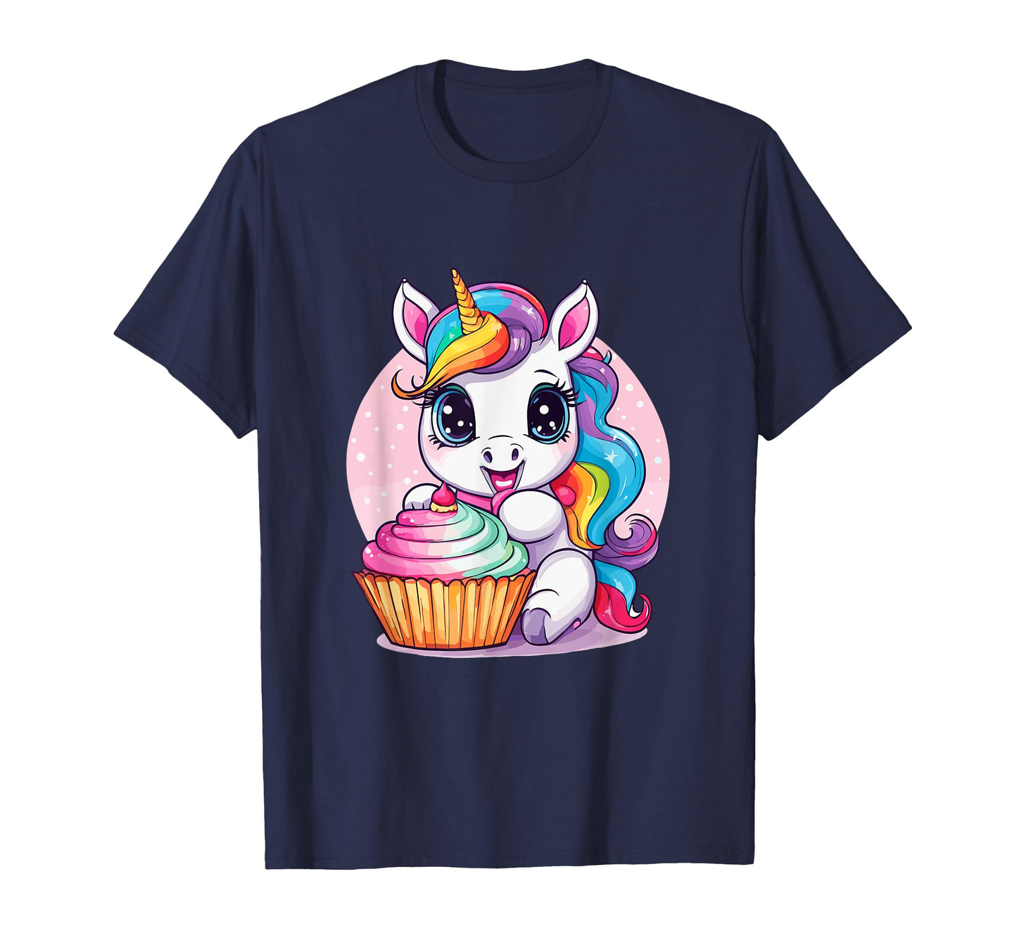 Unicorn Cupcake Sweet Dessert Delicious Baker T-Shirt