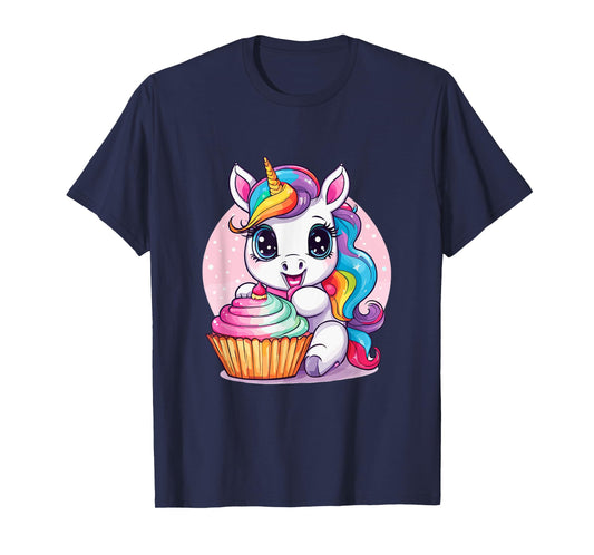 Unicorn Cupcake Sweet Dessert Delicious Baker T-Shirt