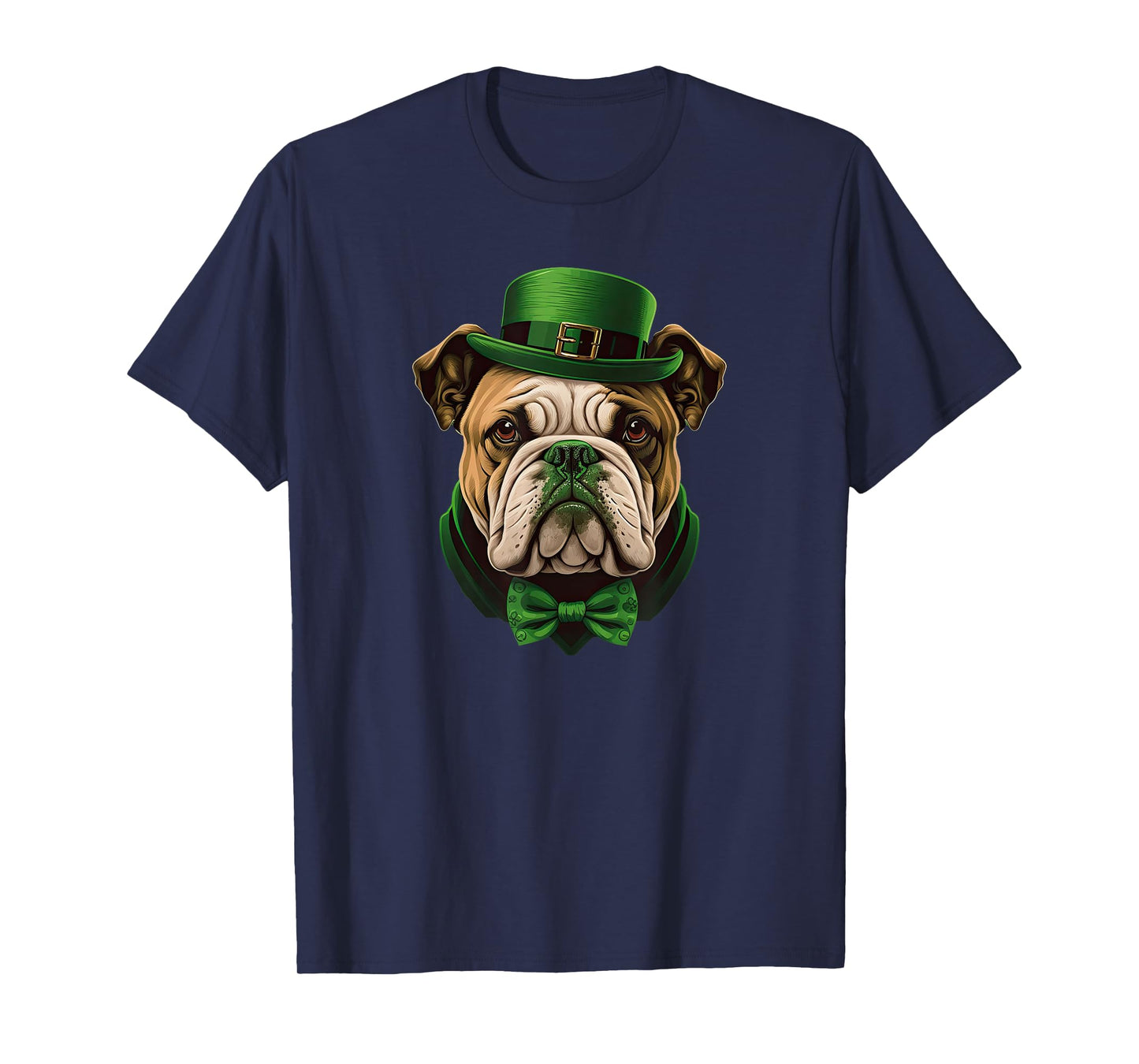 Funny Bulldog Dog St Patricks day irish Saint patrick Day T-Shirt