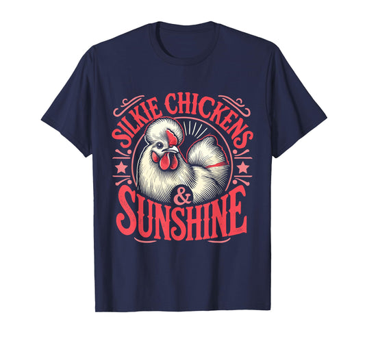 Silkie Chickens & Sunshine T-Shirt